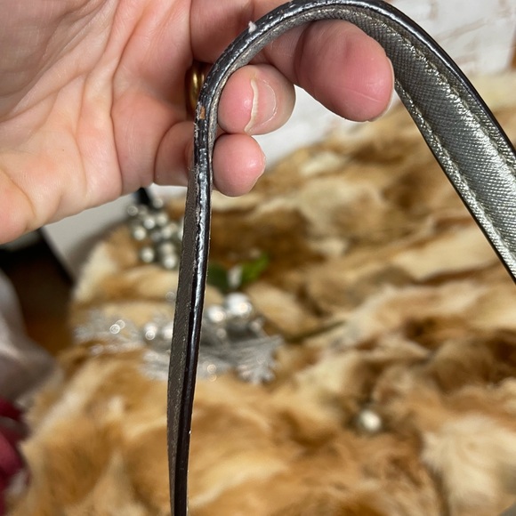 Kate Spade Taupe Tote with Metallic Straps - Picture 9 of 10